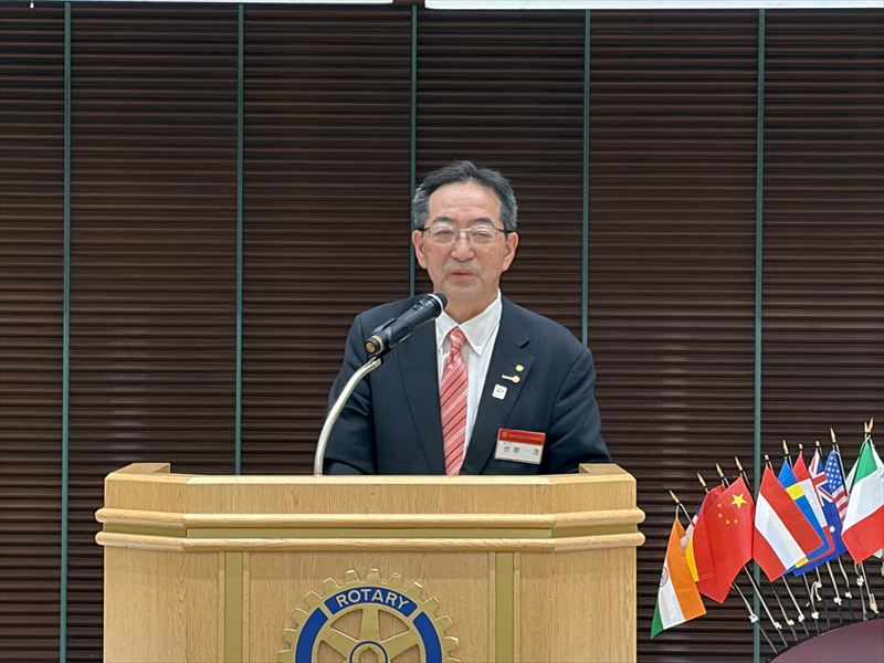 第1390回例会「会長幹事所信表明」